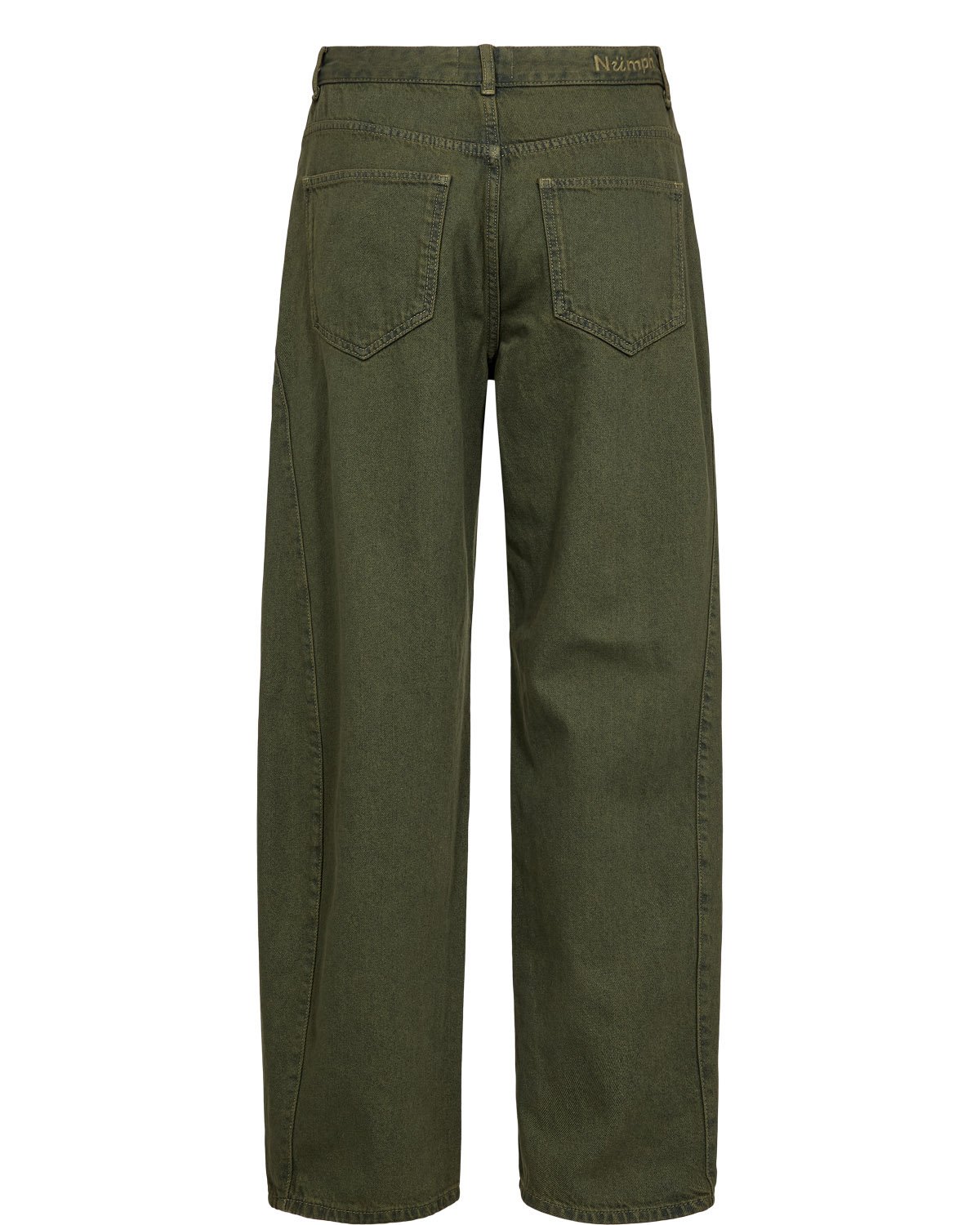 707357_4084_IMAGE_BACK Nümph NUAMSTERDAM HR BARREL JEANS Forest night