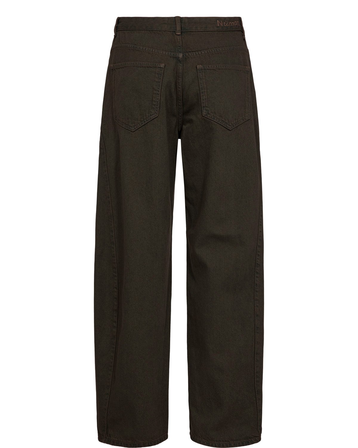 707357_5698_IMAGE_BACK Nümph NUAMSTERDAM HR BARREL JEANS Black Coffee