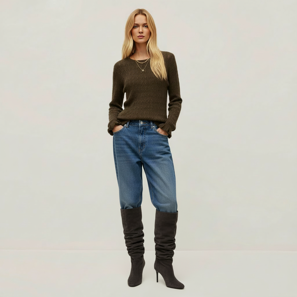 82249 Artlove PULL FLAIA KHAKI