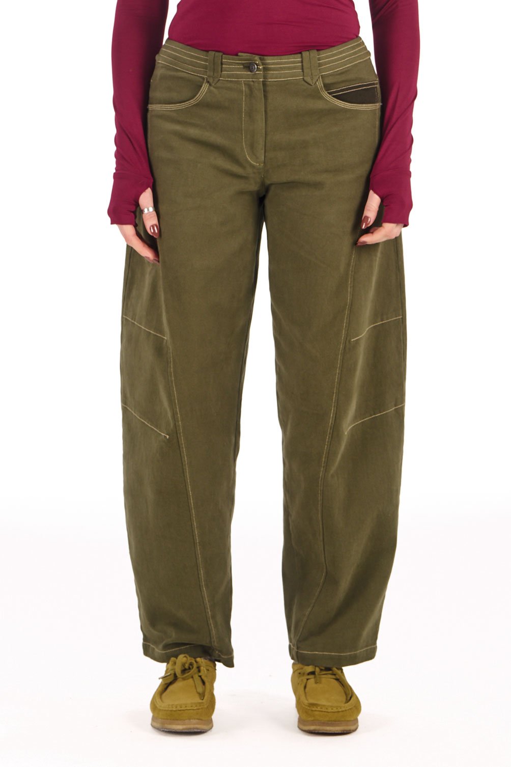 AMELIA-Trouser-khaki Komodo Amelia Trouser Khaki