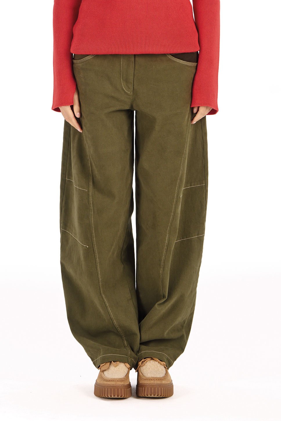 AMELIA-Trousers-khaki Komodo Amelia Trouser Khaki