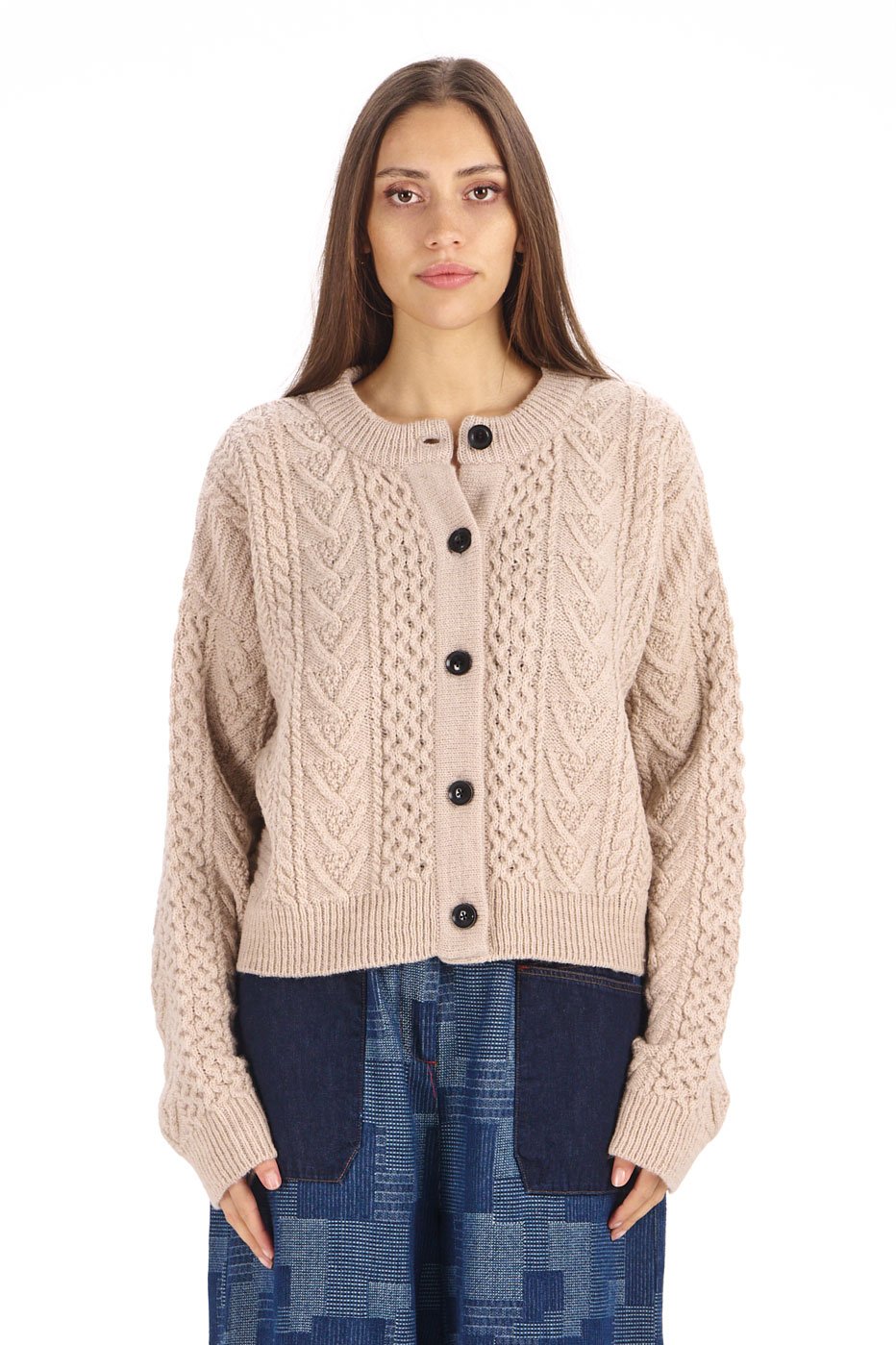 CHARLIE-Cardigan-sand Komodo Charlie Cardigan Sand