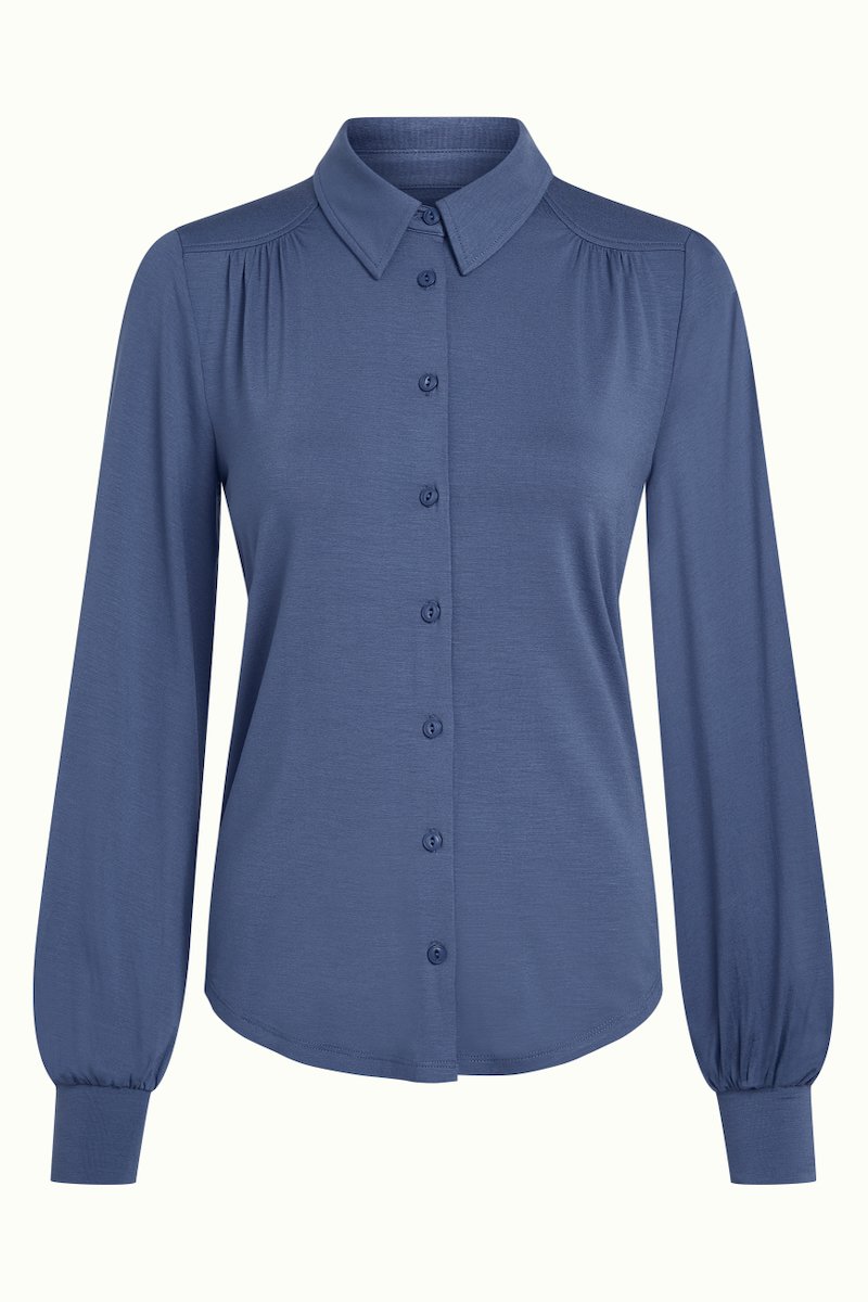 09378492_5 King Louie Carina Blouse Viscose Light Shadow Blue