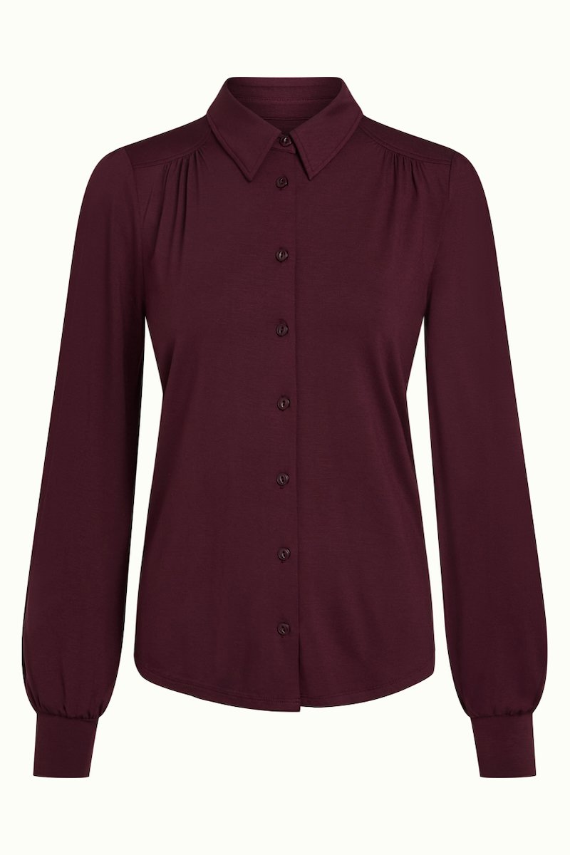 09378600_5 King Louie Carina Blouse Viscose Light Porto Red