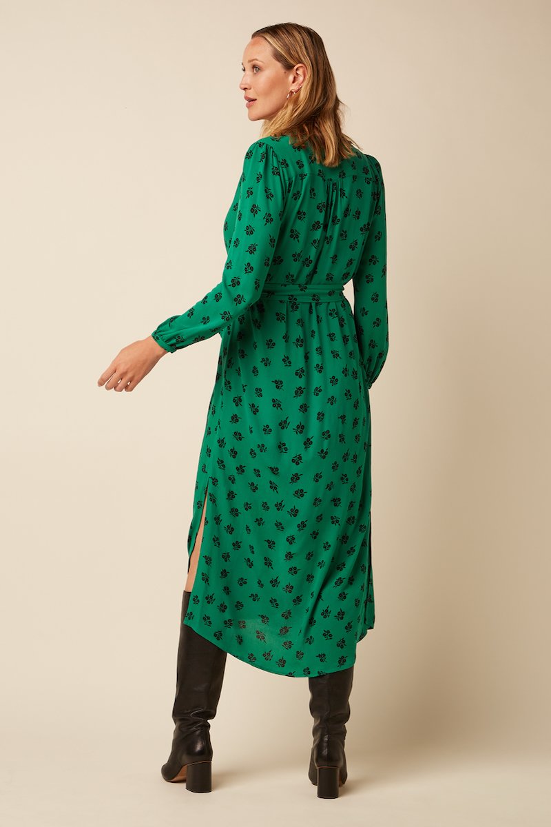 10685240_3 King Louie Stella Midi Dress Farlane Meadow Green
