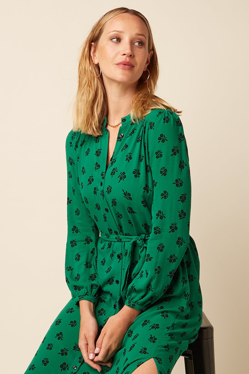 10685240_4 King Louie Stella Midi Dress Farlane Meadow Green