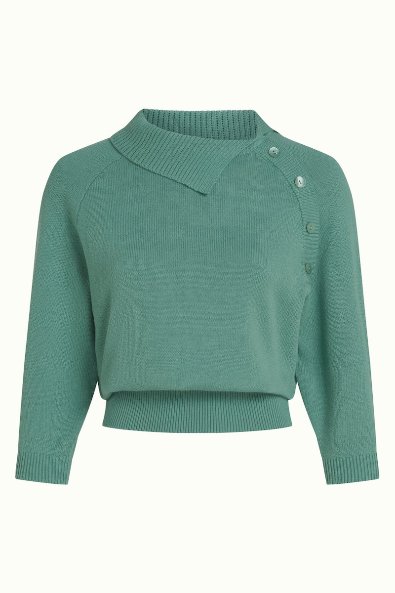 10790374_5 King Louie Zira Knit Top Bonheur Dusty Turquoise