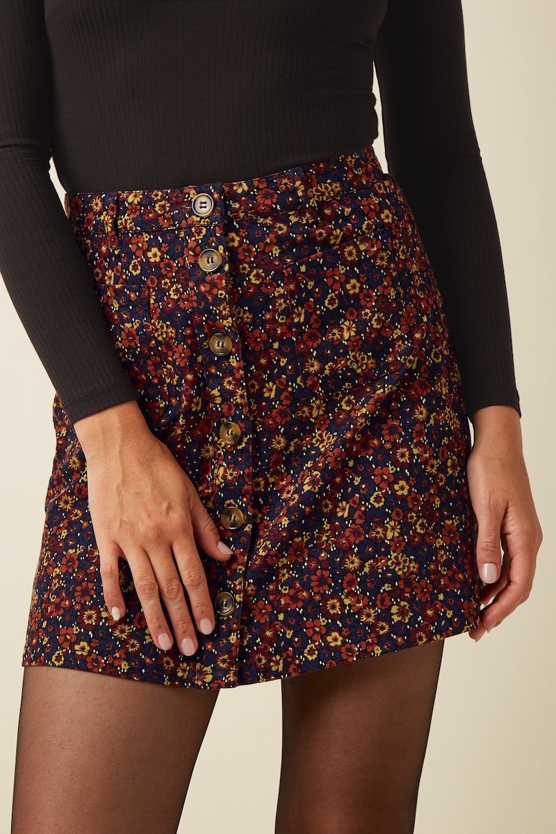 10844445_1 King Louie Garbo Mini Skirt Vignon Evening Blue