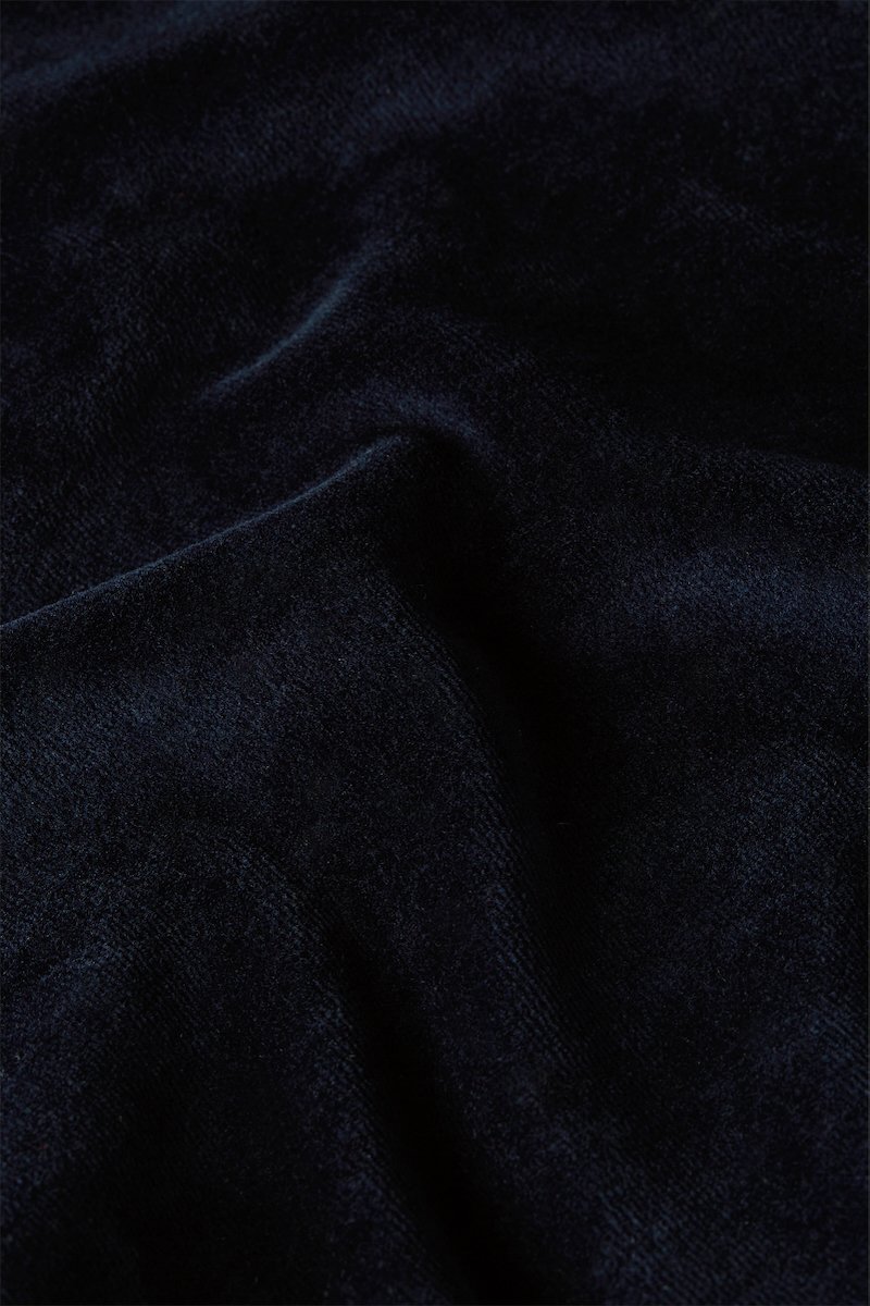 King Louie Lila Coljack Baton Velvet Sapphire Blue