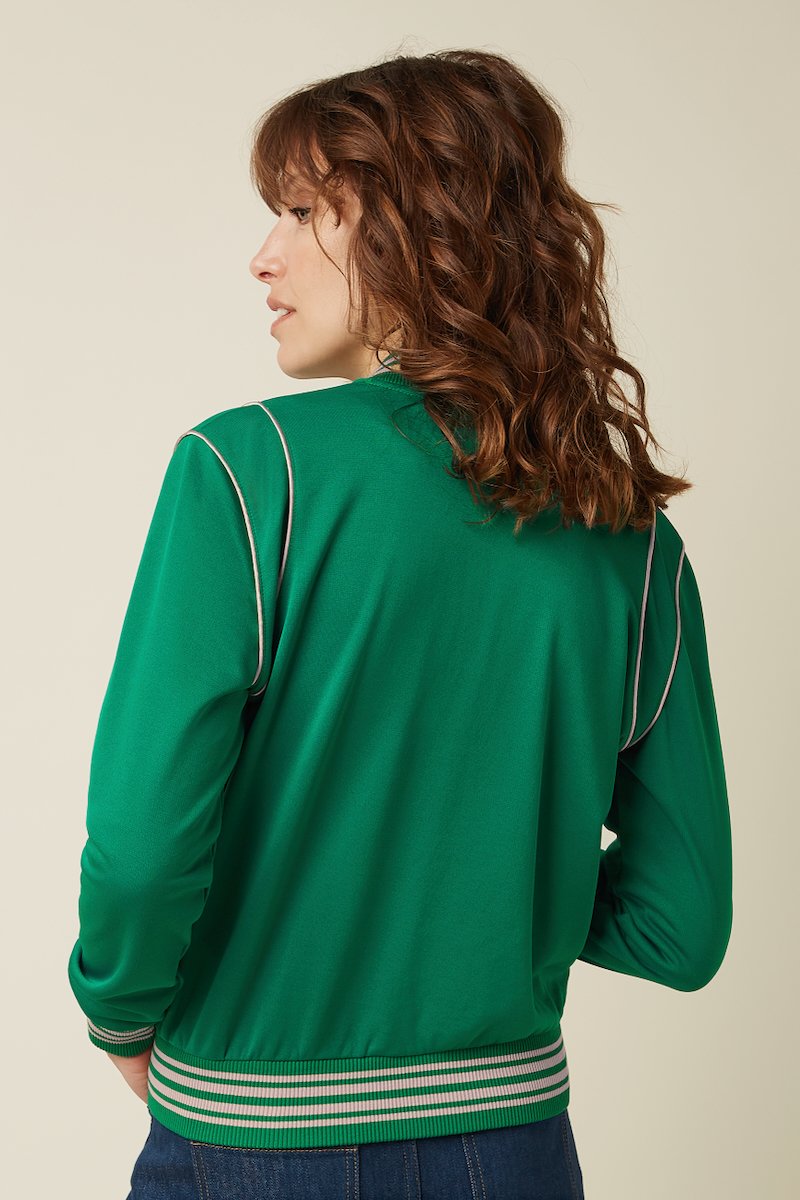 10879240_4 King Louie Varsity Jacket Hollis Sweat Meadow Green