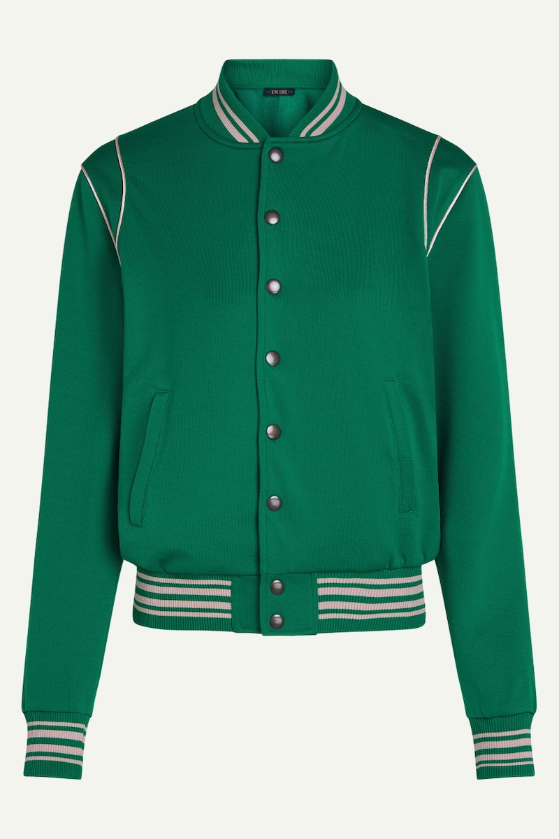 10879240_5 King Louie Varsity Jacket Hollis Sweat Meadow Green