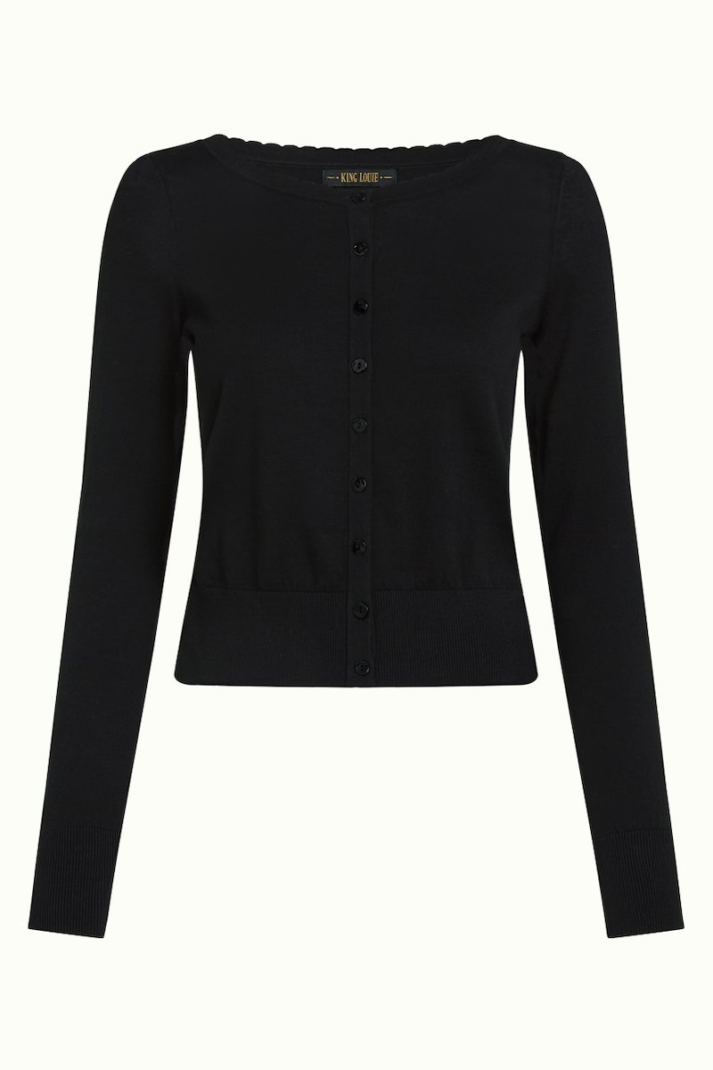 King Louie Ute Cardi Club Black