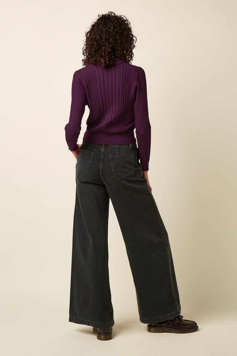 10897517_3 King Louie Sofie Cardi Match Knit Caspia Purple
