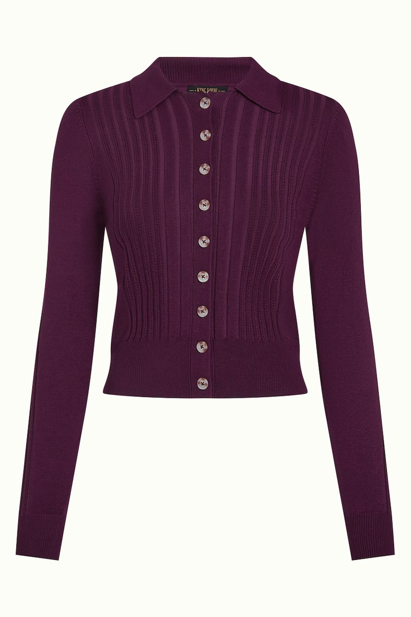 10897517_5 King Louie Sofie Cardi Match Knit Caspia Purple