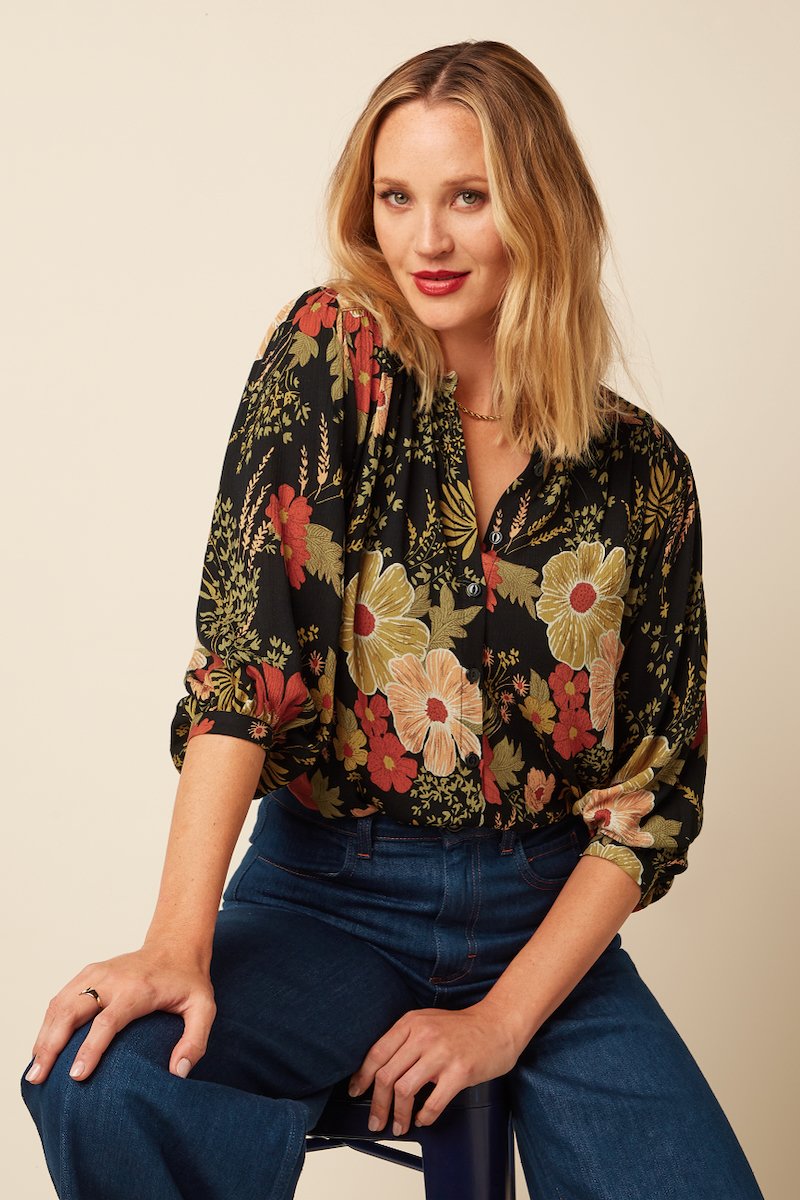 10901001_1 King Louie Olga Blouse Mabel Black