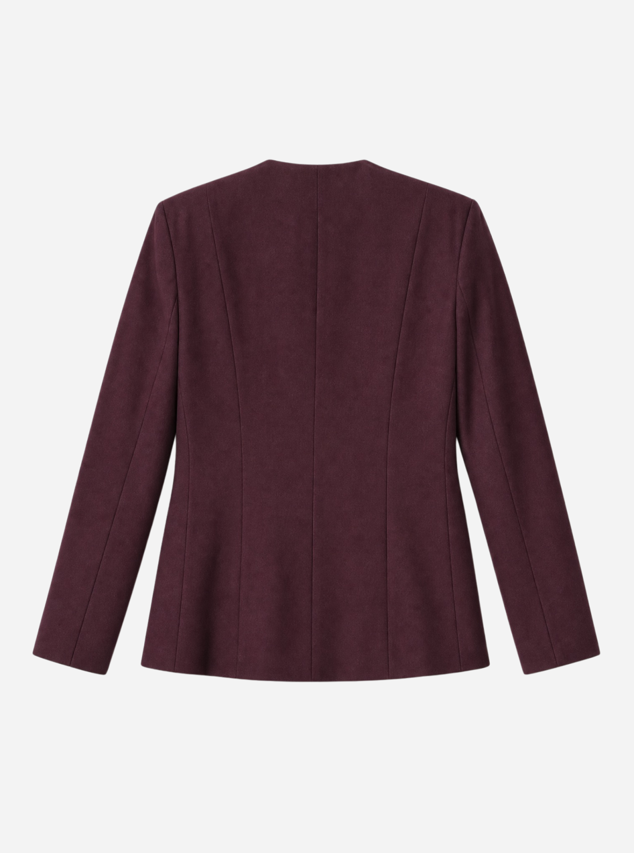 NO-DW26076-630-30-33 Nous Sommes Labels Zoya Tie Blazer Burgundy