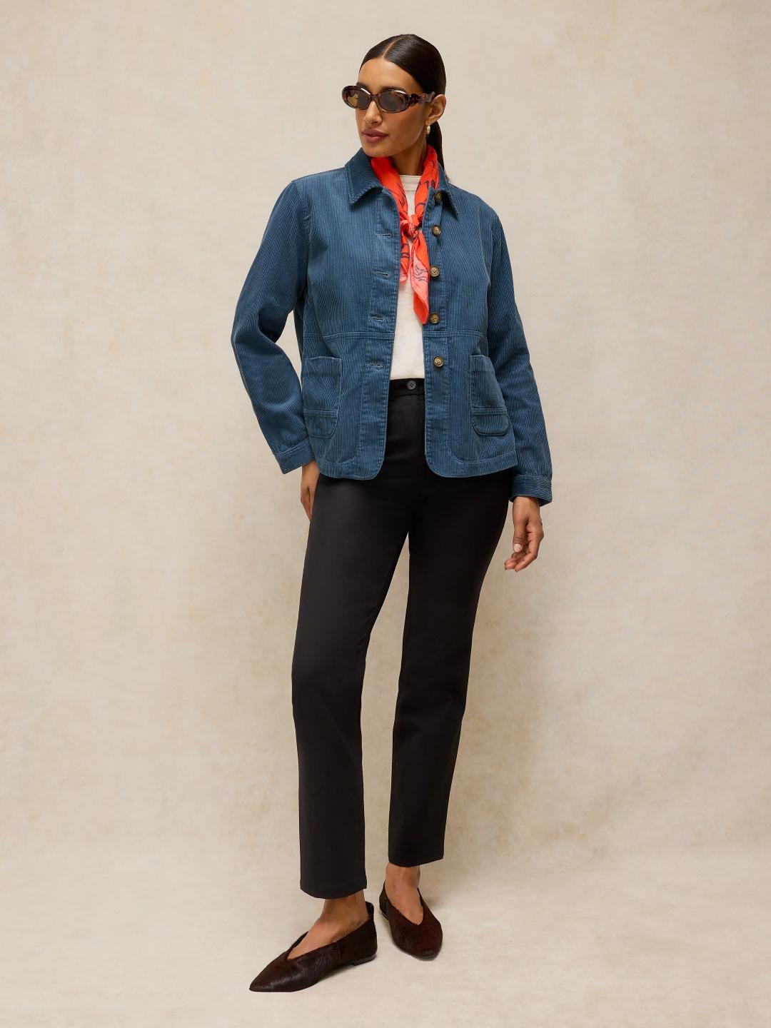 444234-DUS_BLUE-L White Stuff Carrie Cord Jacket Dus Blue