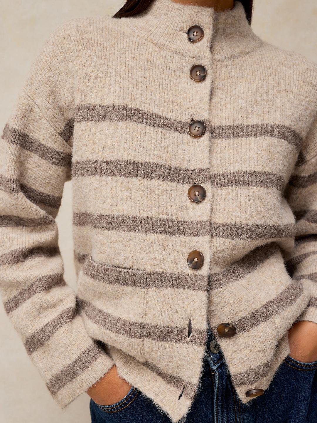 446727-NAT_MLT-MD White Stuff Margot Stripe Cardi Nat Mlt