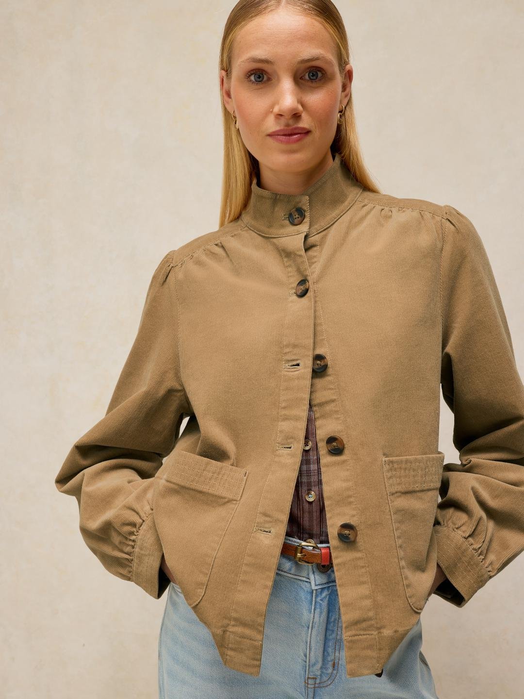 446894-LGT_GREEN-L White Stuff Mila Cord Jacket Lgt Green