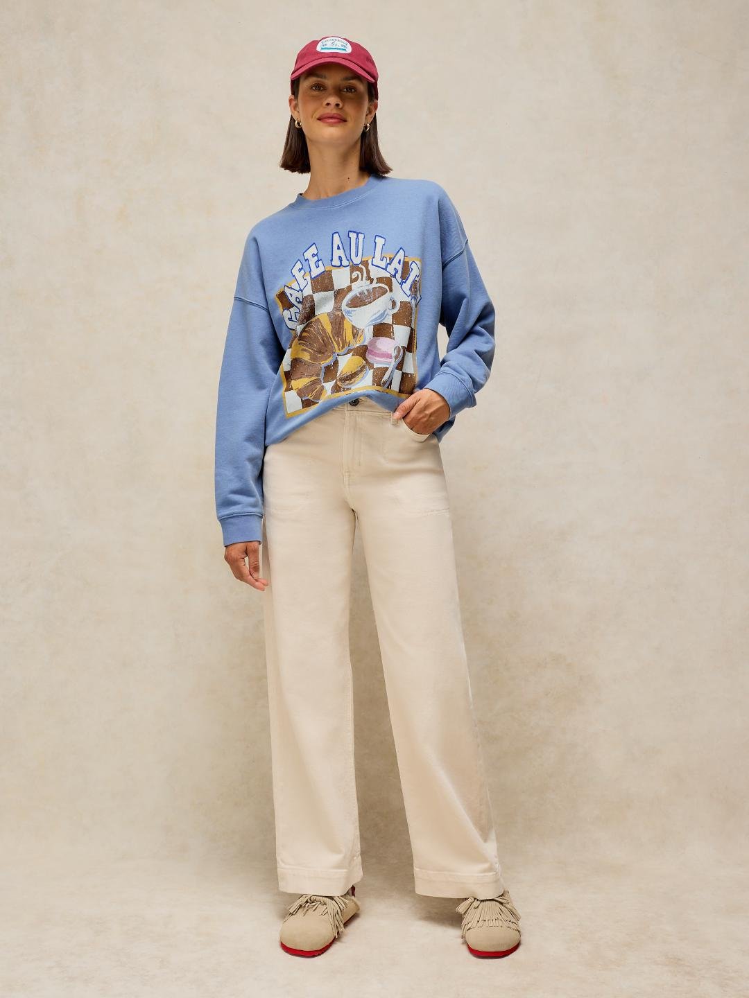 447082-BLUE_PR-MF White Stuff Cleo Longline Graphic Sweat Blue Pr