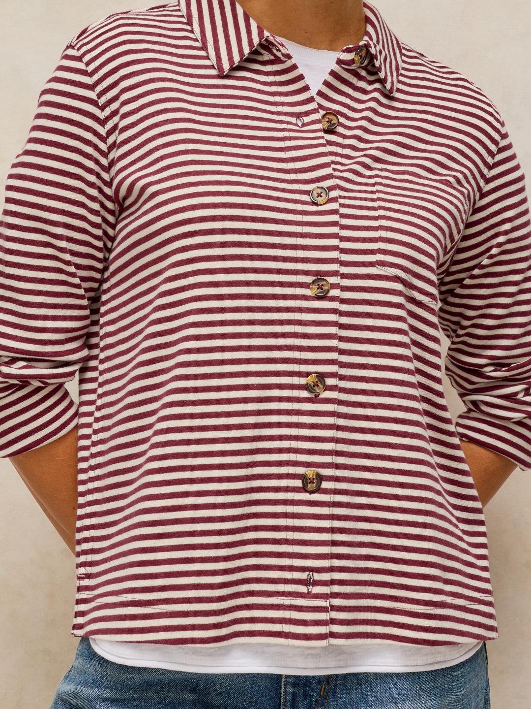 447100-PLUM_MLT-MD White Stuff Imogen Shirt Plum Mlt
