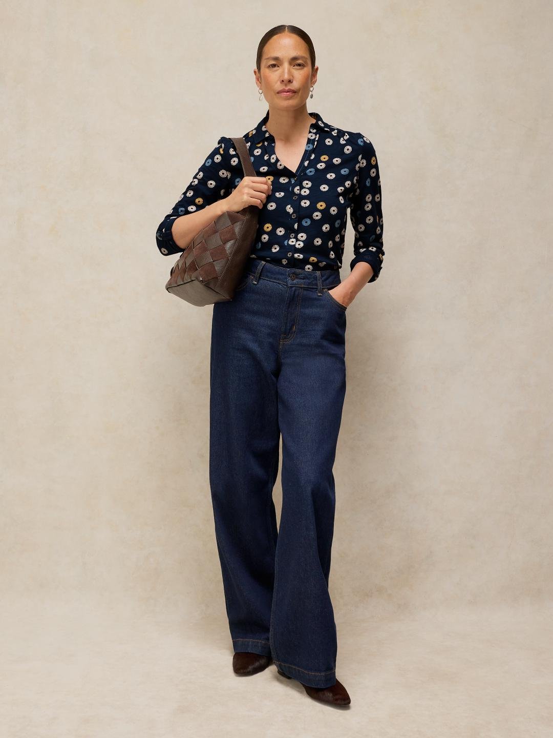 447101-NAVY_PR-MF White Stuff Annie Jersey Shirt Navy Pr