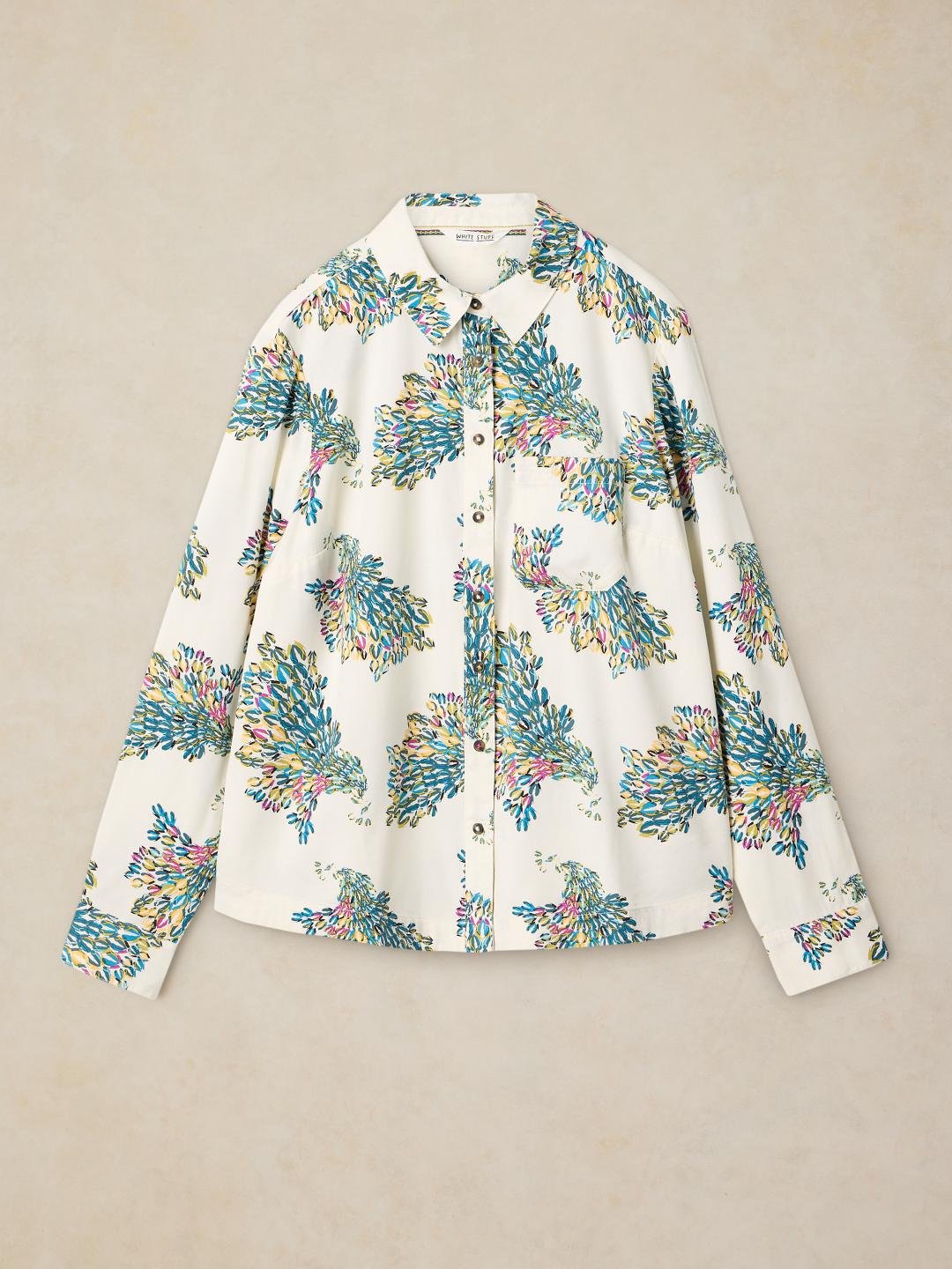447526-IVORY_MLT-FF White Stuff Libby Printed Shirt Ivory Mlt