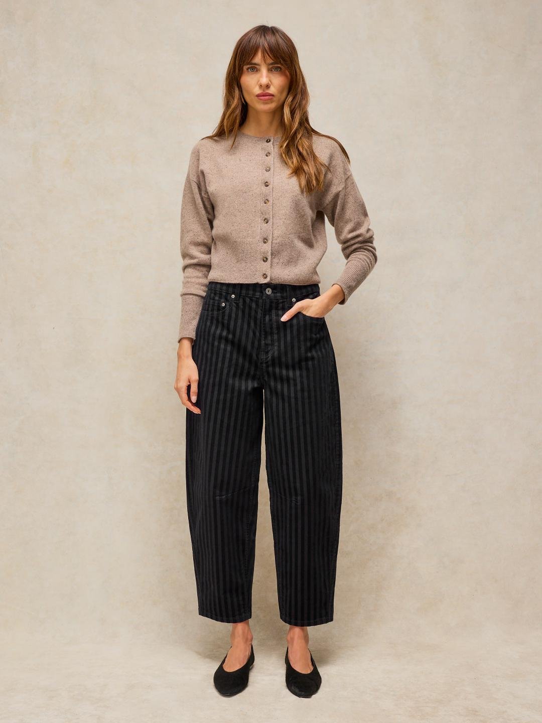 447653-CHARC_GREY-L White Stuff Aubrey Barrel Cord Trouser Charc Grey
