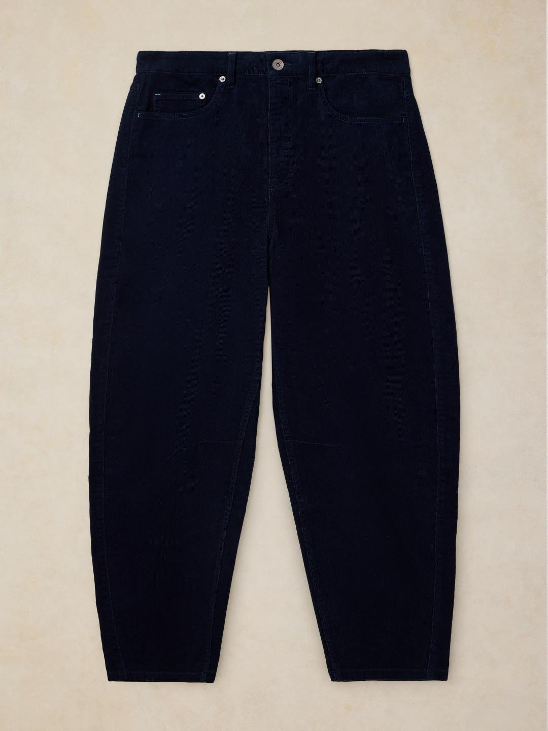 447653-DARK_NAVY-FF White Stuff Aubrey Barrel Cord Trouser Dark Navy
