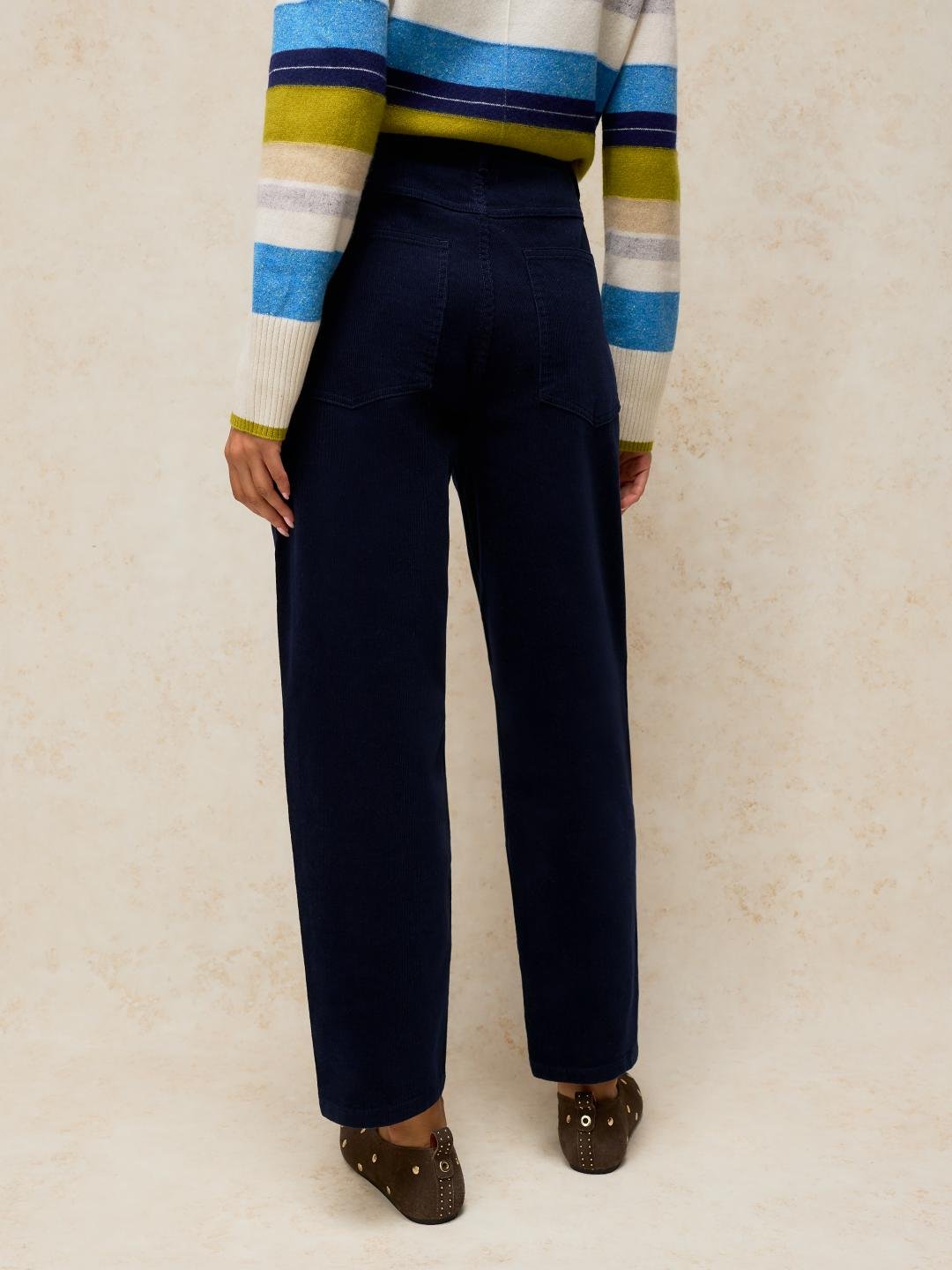447653-DARK_NAVY-MB White Stuff Aubrey Barrel Cord Trouser Dark Navy