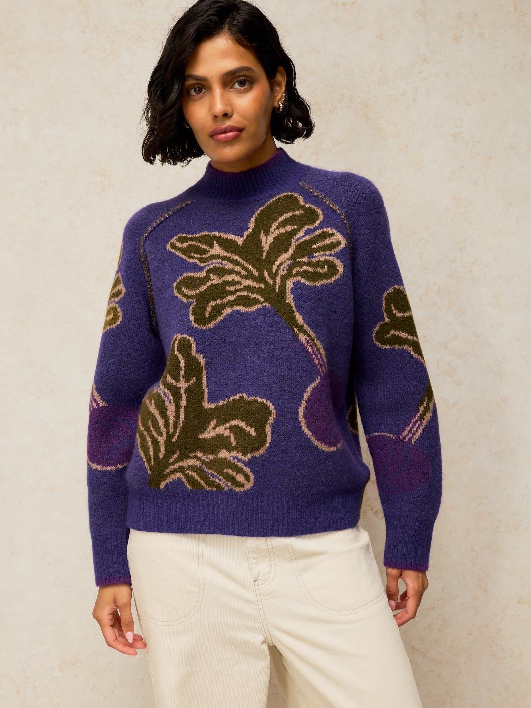 447663-PURPLE_MLT-MF White Stuff Vegetable Jumper Purple Mlt
