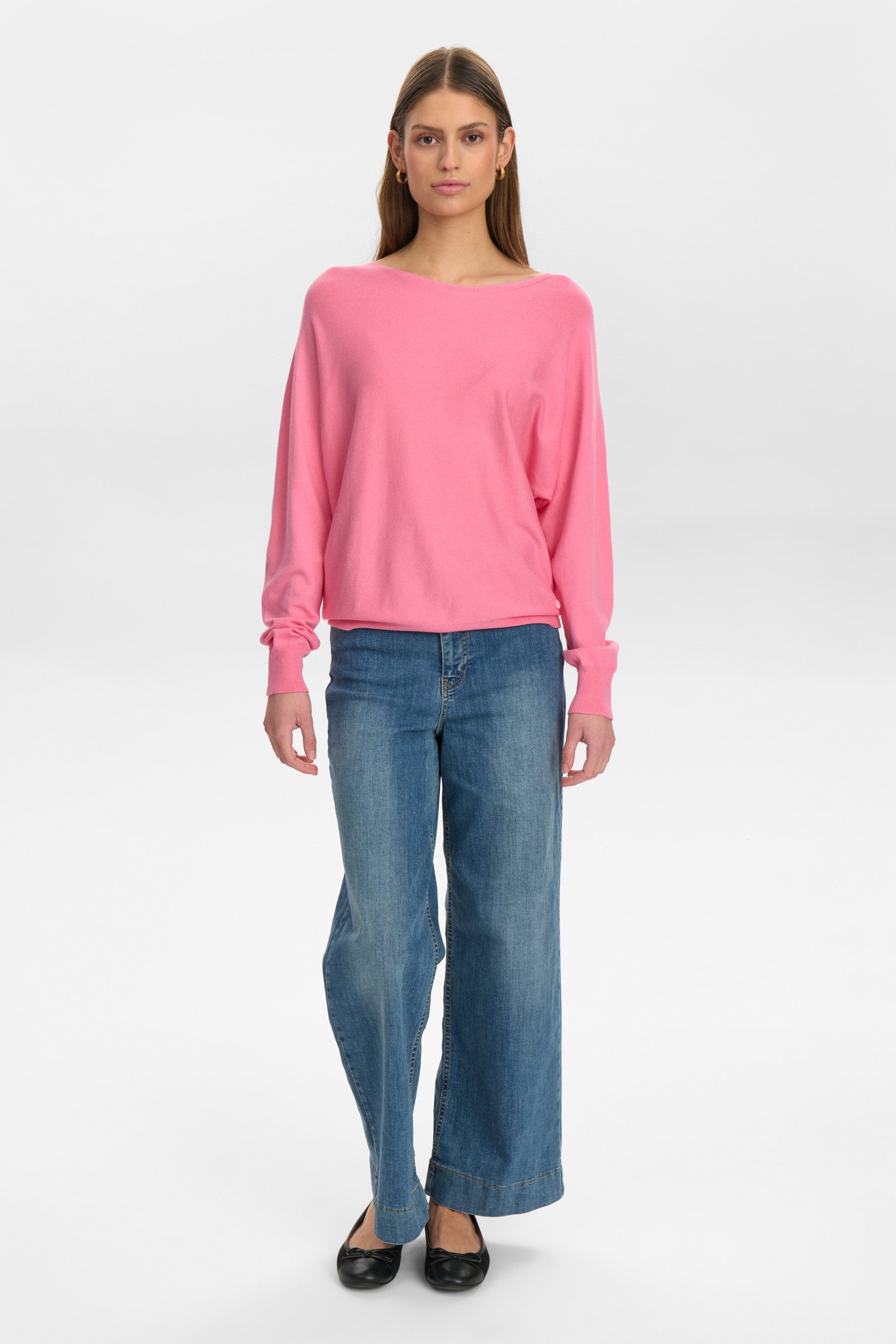 702679_2715_5 Nümph NUDAYA PULLOVER Pink Carnation