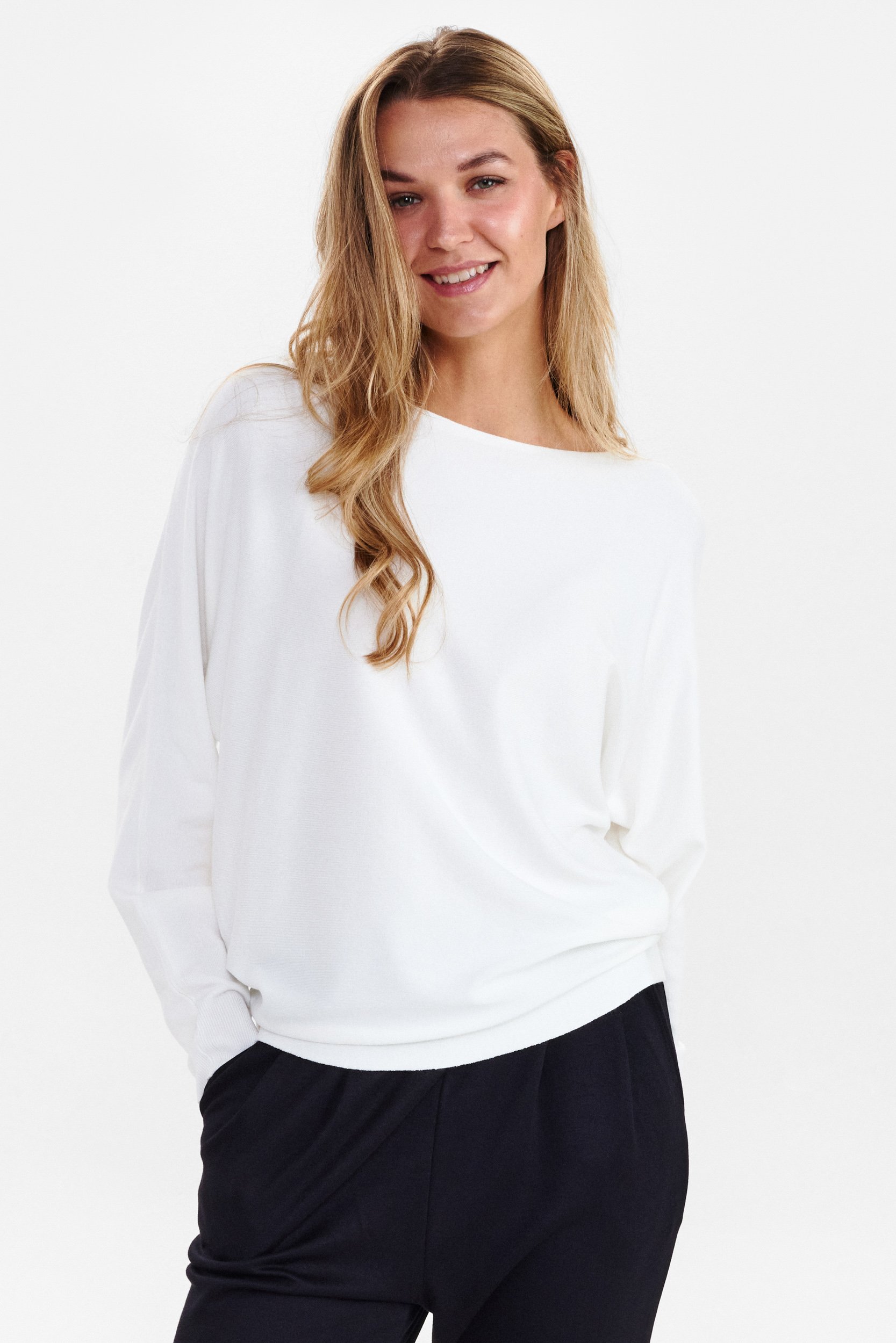 702679_9001_1 NÜMPH NUDAYA PULLOVER Cloud Dancer