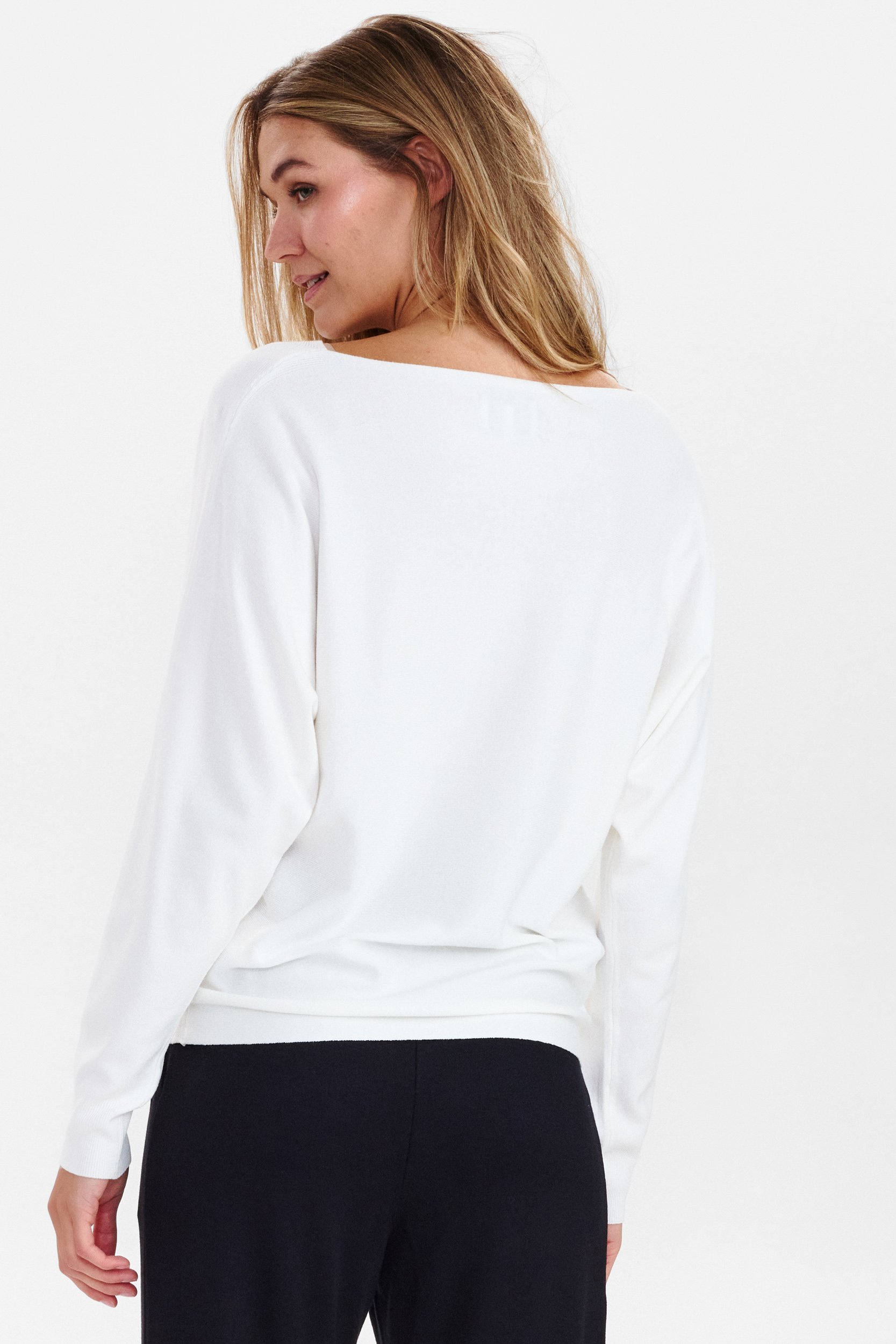 702679_9001_2 NÜMPH NUDAYA PULLOVER Cloud Dancer