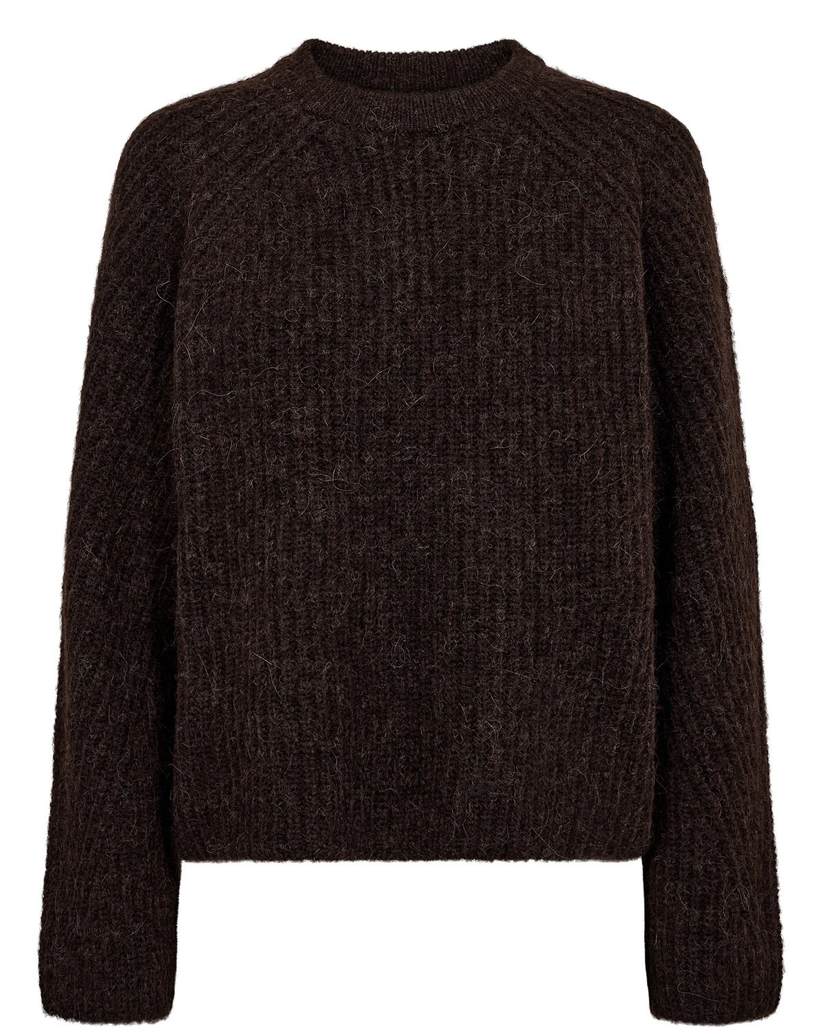 703756_5698_6 Nümph NUZINDI PULLOVER Black Coffee
