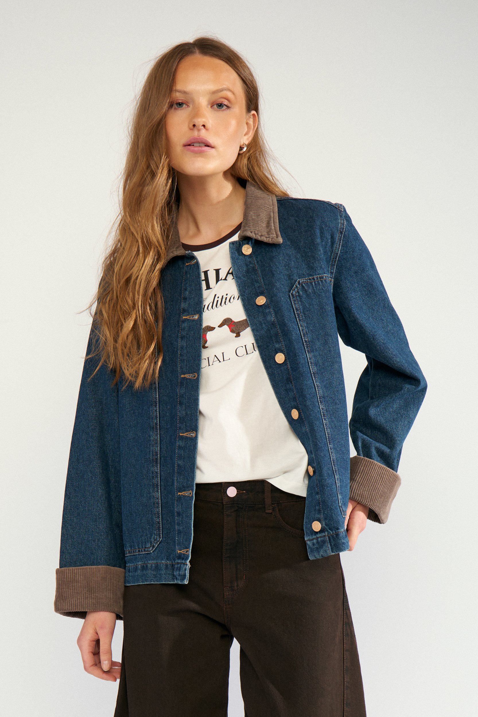 706990_3012_1 Nümph NUTUSCANY JACKET Dark Blue Denim