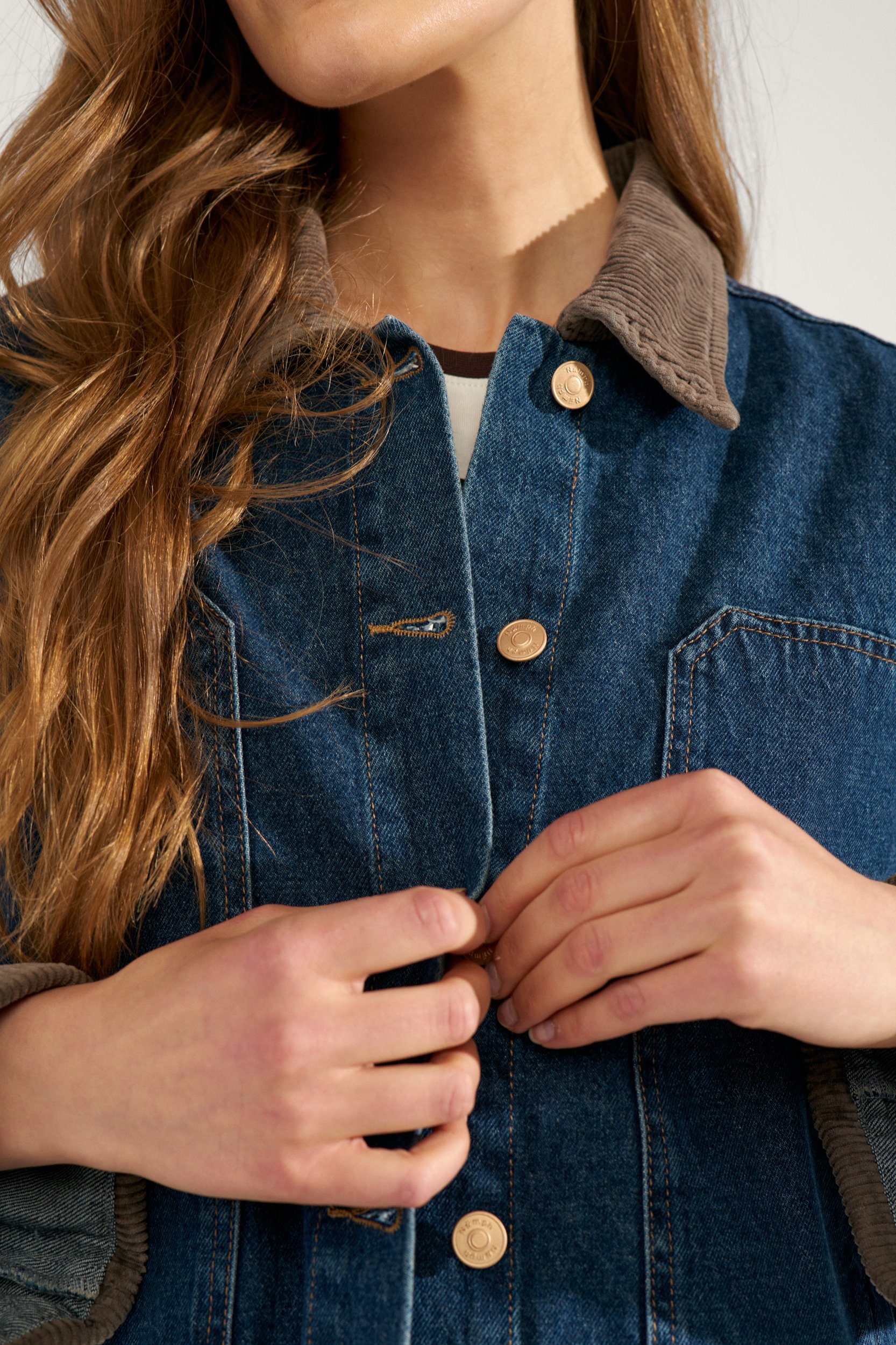 706990_3012_4 Nümph NUTUSCANY JACKET Dark Blue Denim