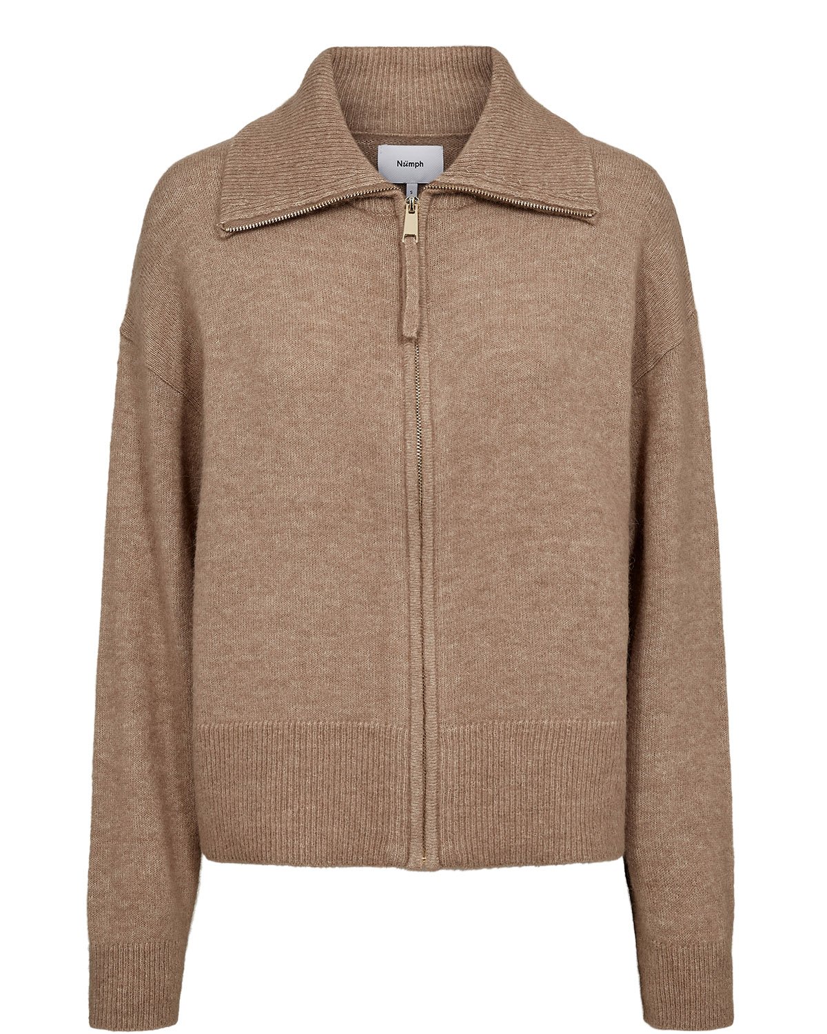 707059_5720_1 Nümph NUFUETTE ZIP CARDIGAN Silver Mink