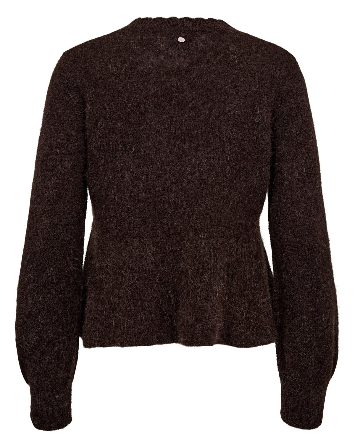 707253_5698_7 Nümph NUSURI PEPLUM PULLOVER Black Coffee