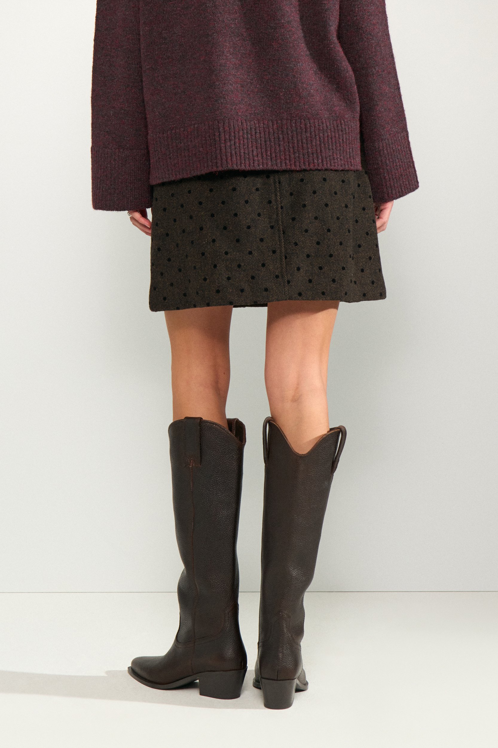 707271_5698_2 Nümph NUAMIA SKIRT Black Coffee