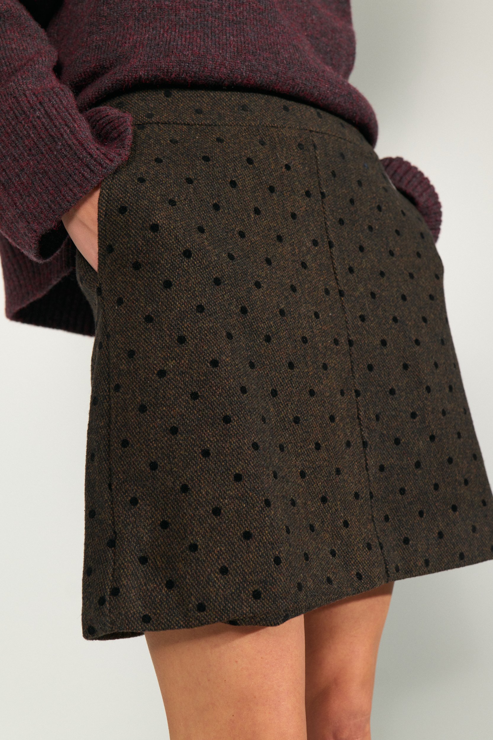 707271_5698_4 Nümph NUAMIA SKIRT Black Coffee