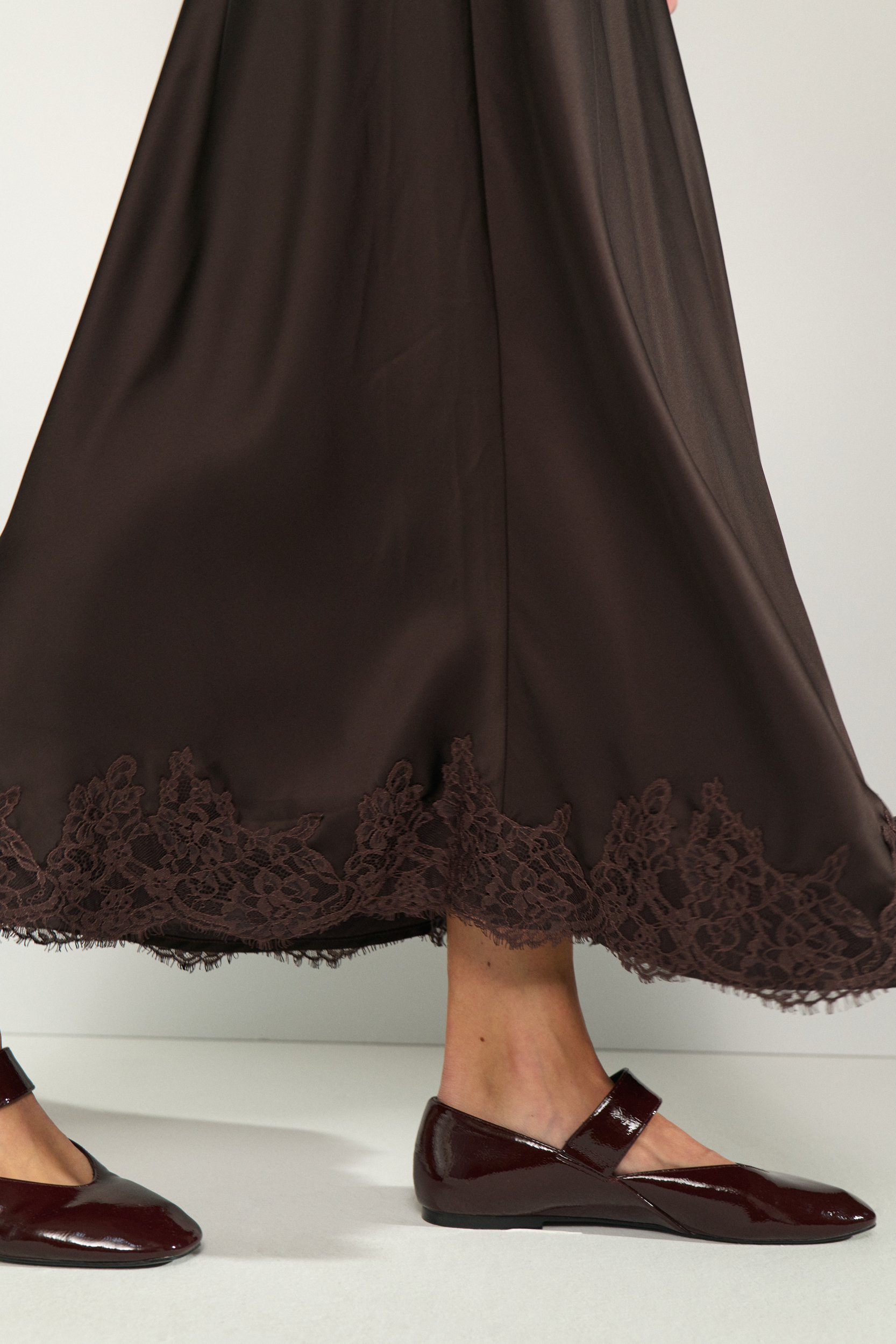 707273_5698_5 Nümph NUNADINE SKIRT Black Coffee