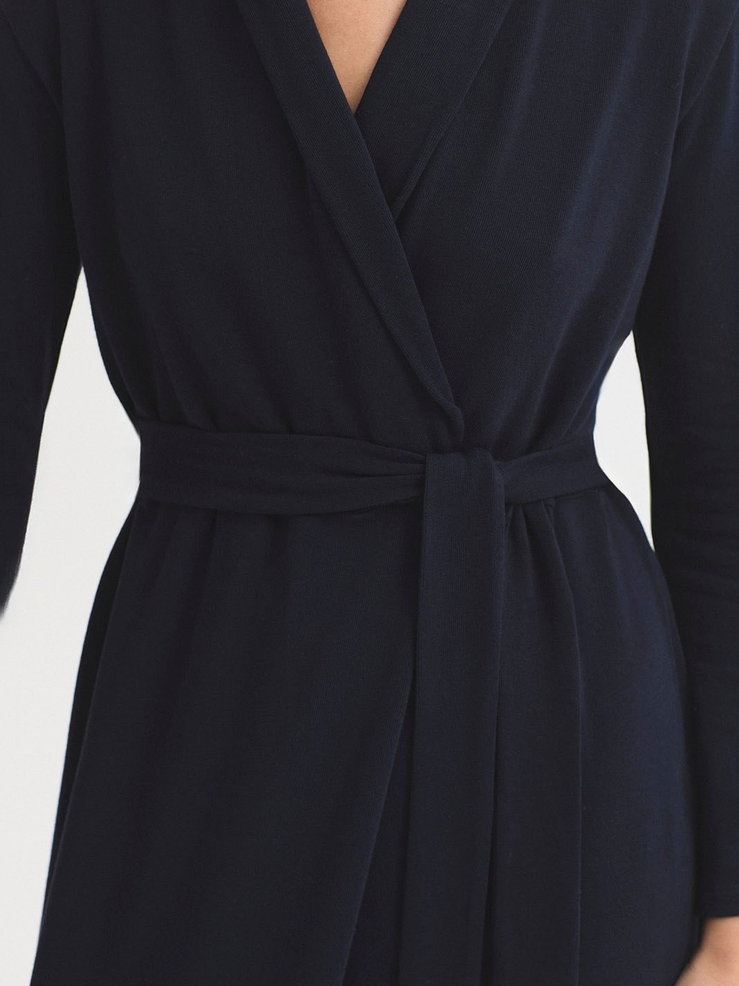 WJX039_134_5 Nice Things Long belted dress Plum