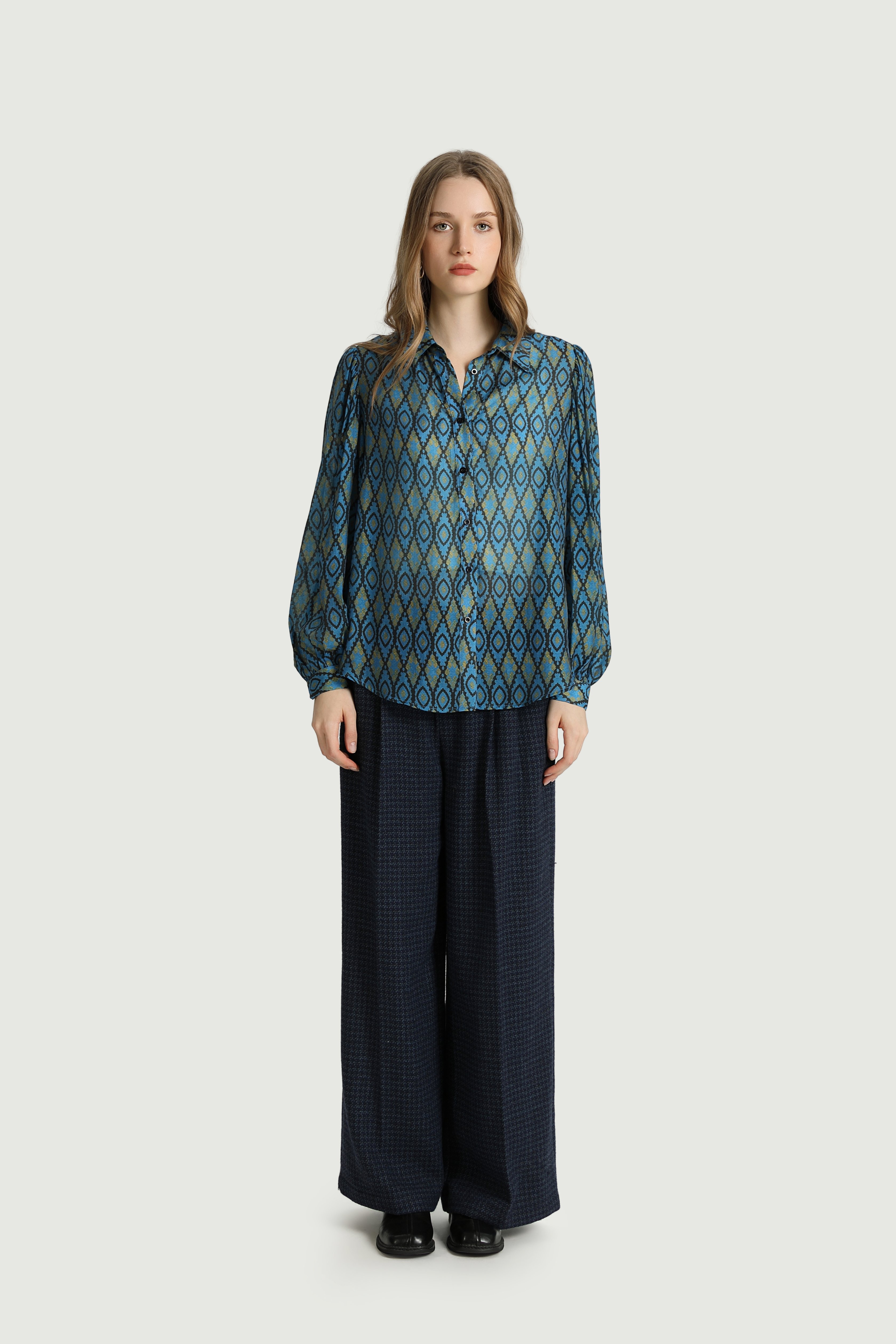 The Korner Felice Shirt Blue