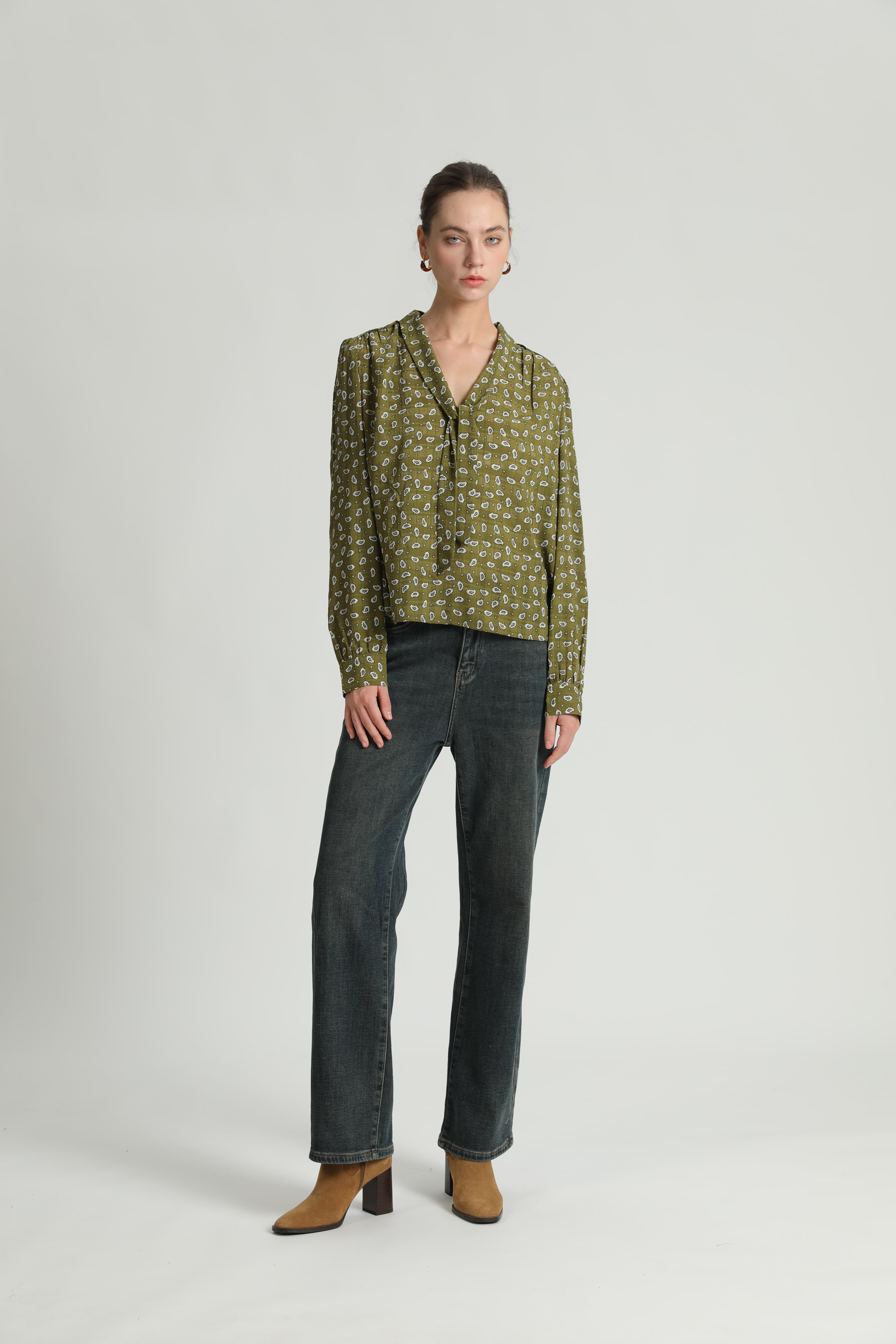 See U Soon Thea Blouse Green