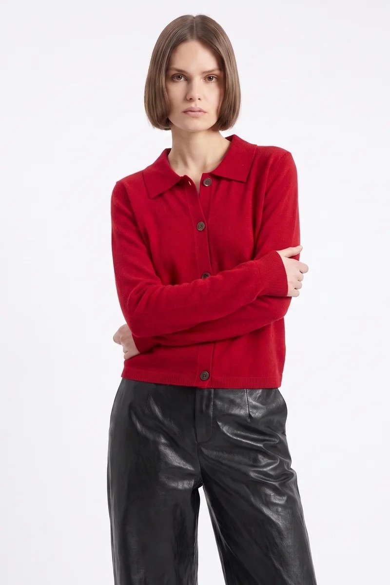 CARDIGAN_GINGER_RED_2 Artlove CARDIGAN GINGER RED