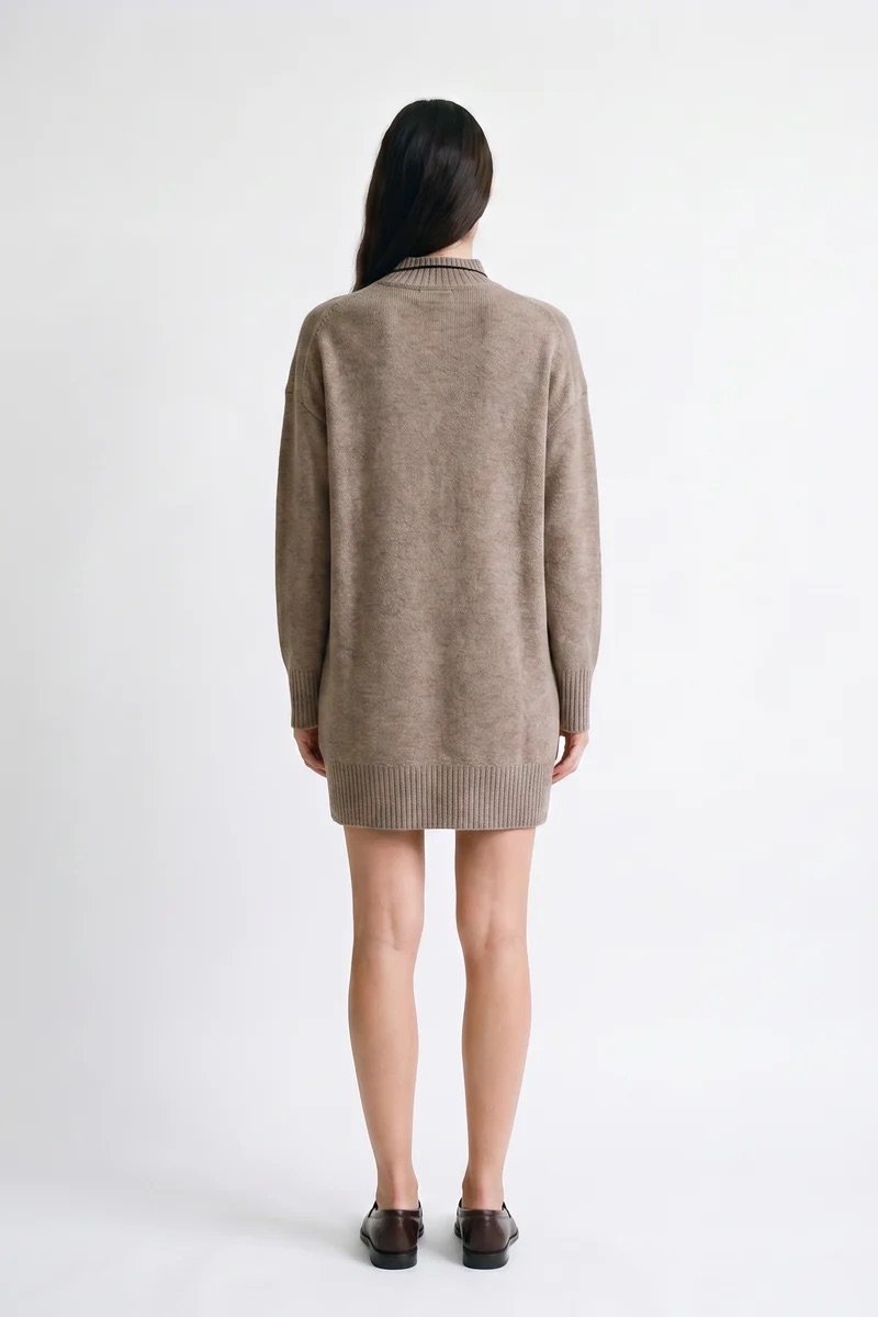 ROBE_ARIENE_BROWN_3 Artlove ROBE ARIENE BROWN