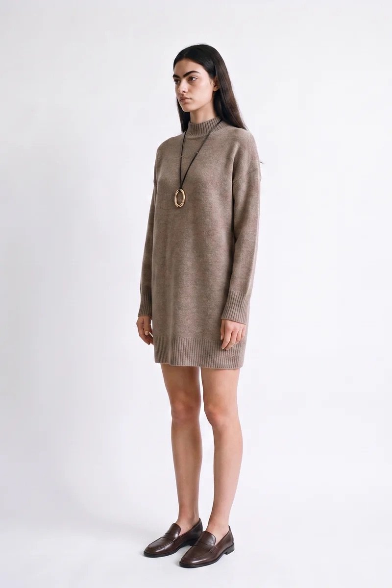 ROBE_ARIENE_BROWN_4 Artlove ROBE ARIENE BROWN