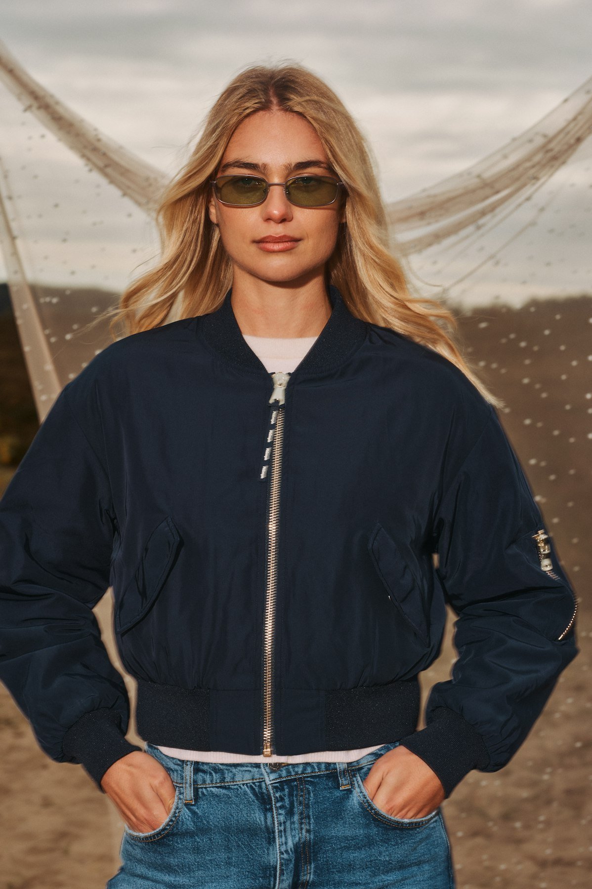 Nu_mph_spring_summer_2026_large_numph_jakke11459 Nümph NUMIANNA CROPPED BOMBER JACKET Salute