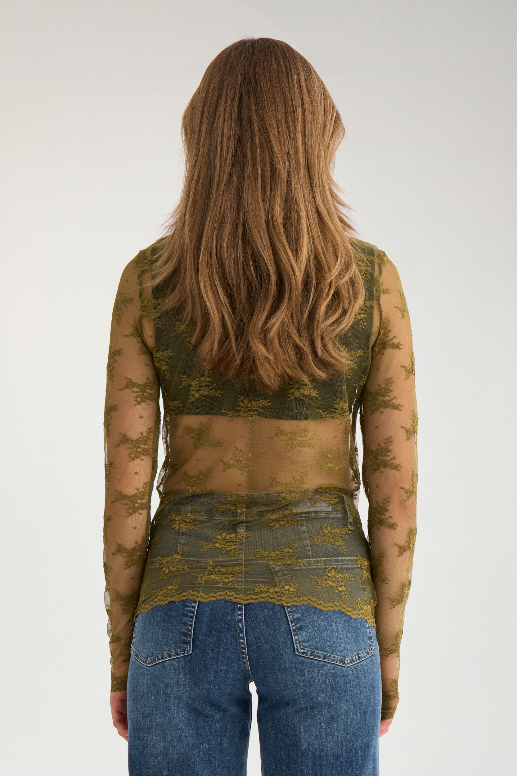 706176_4053_3 Nümph Nunatalia Blouse Fir Green